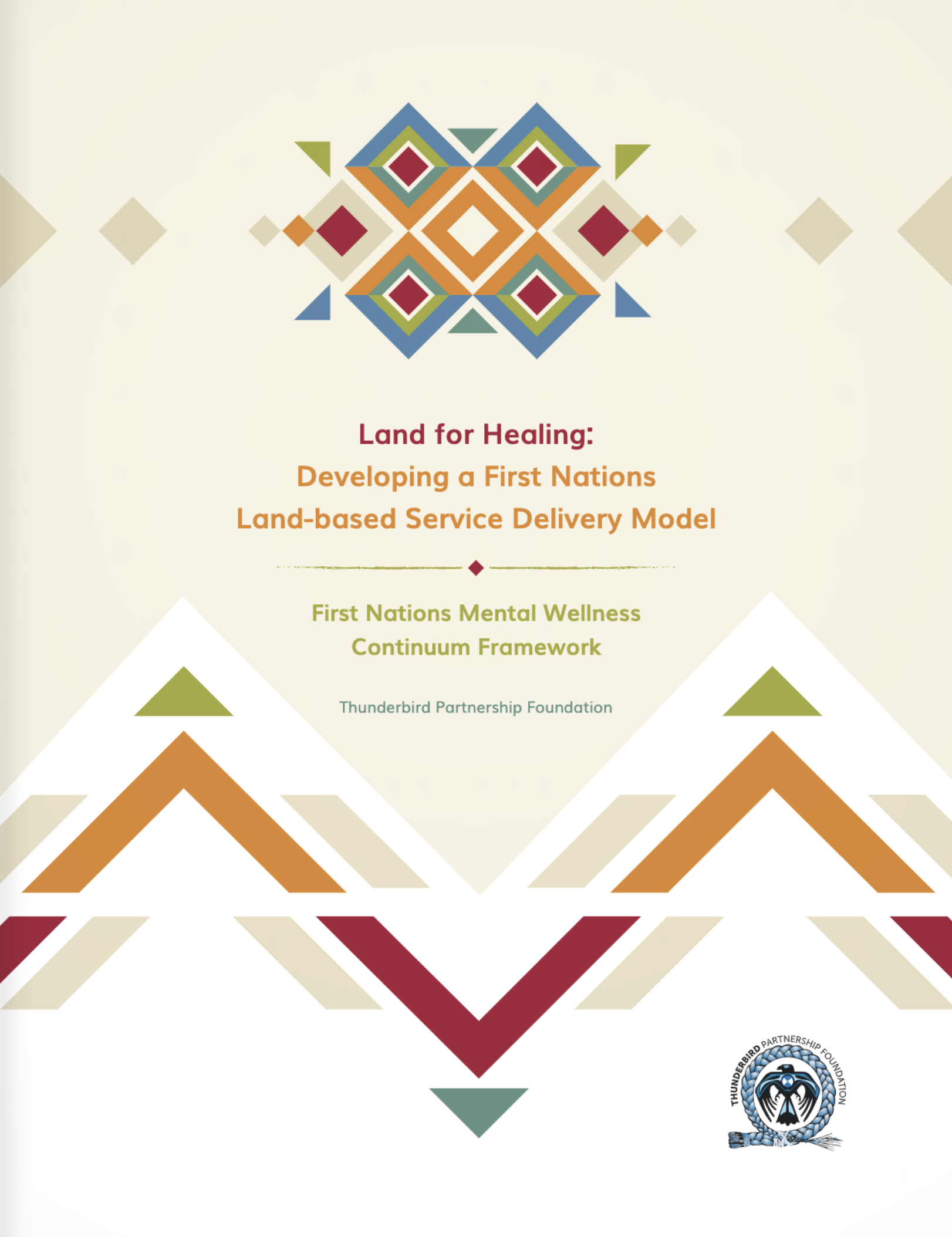 Land for Healing Developing a First Nations Landbased Service